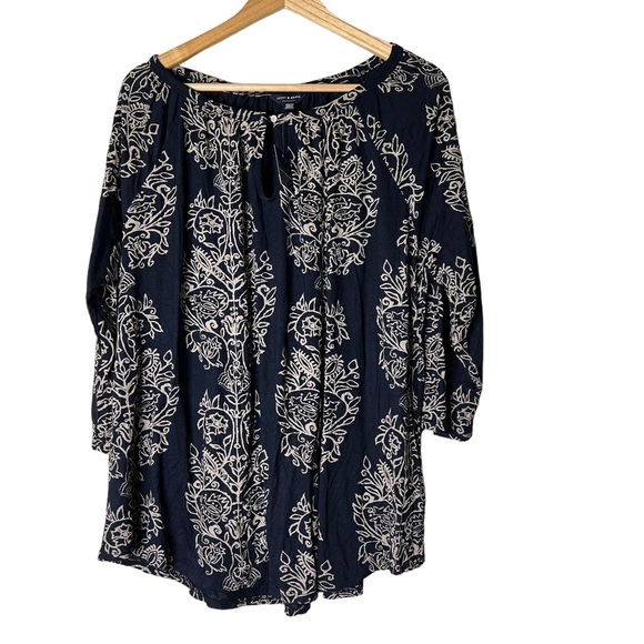 Lucky Brand Tops - New Lucky Brand Classic Tunic Blouse Shirt Top Plus 2X